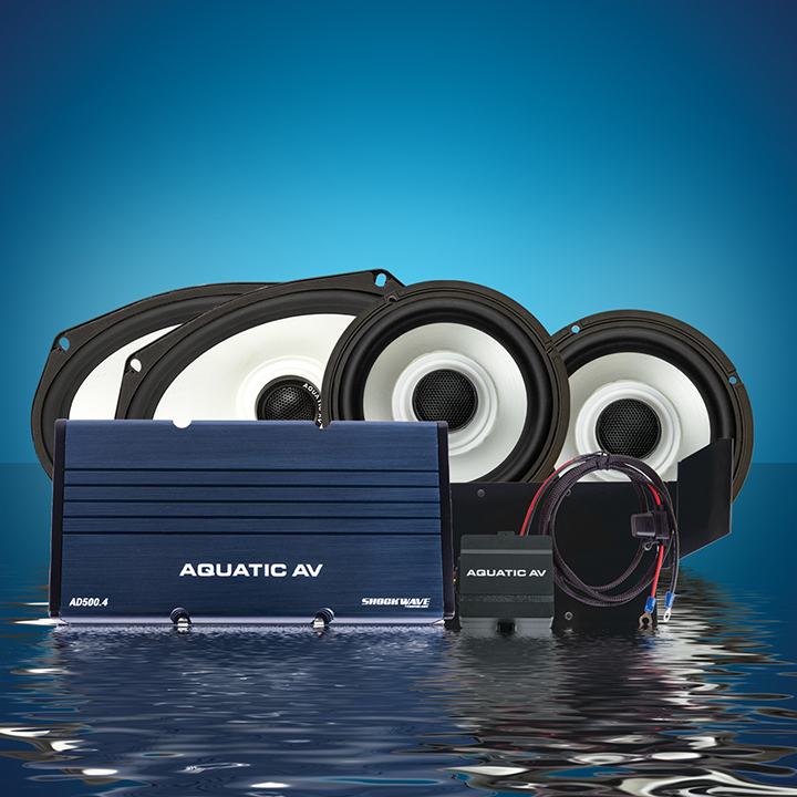 NEW Batwing Ultra RGB Speaker and Amp Kit for Harley