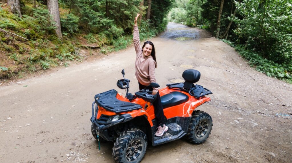 Powersport Sound System Buying Guide cover image of woman on atv